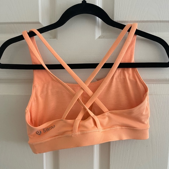 Lululemon Energy Bra *LIMITED EDITION* Seawheeze 2020 in Florid Orange - Picture 2 of 7